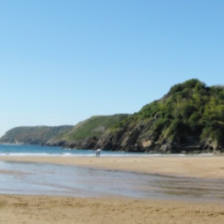 View from a beach ride at Caswell Bay